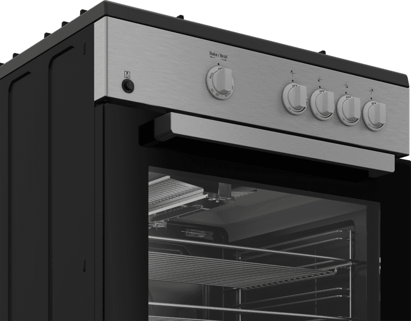 24" Stainless Steel Slide-In Gas Range