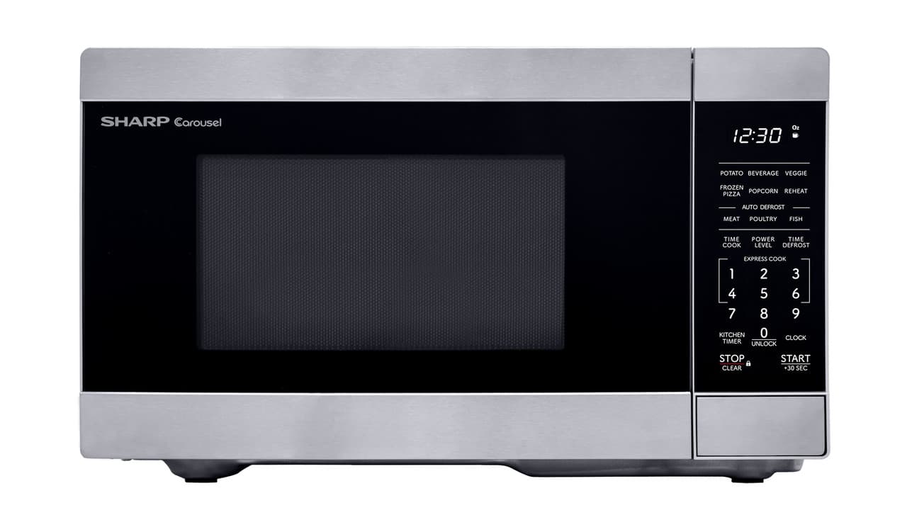 0.9 Cu. Ft. 900w Stainless Steel Countertop Microwave Oven