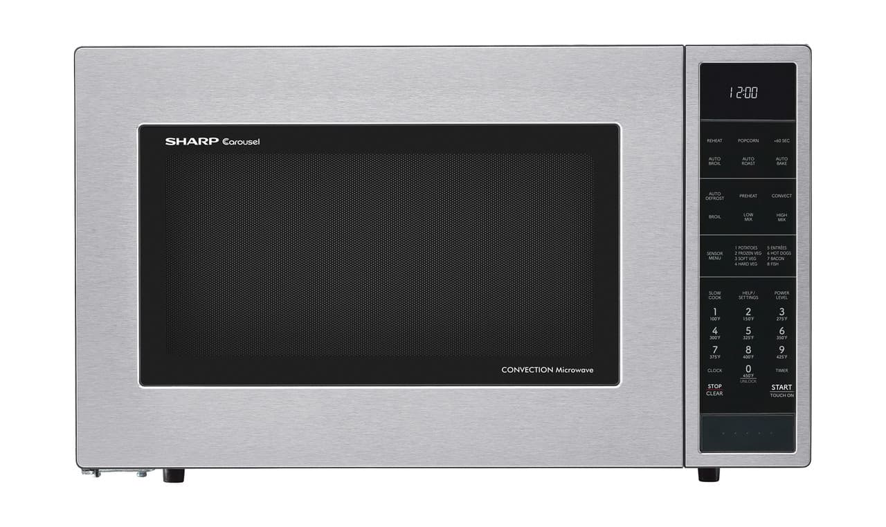 1.5 Cu. Ft. 900w Stainless Steel Convection Countertop Microwave Oven