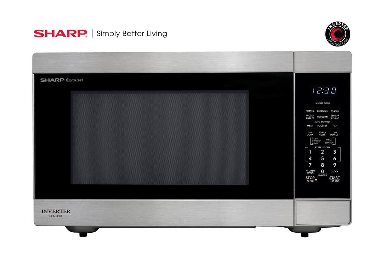 2.2 Cu. Ft. 1200w Stainless Steel Countertop Microwave Oven With Inverter Technology