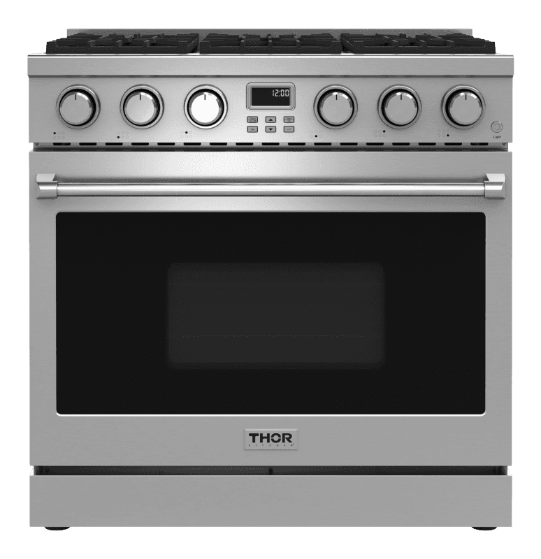 36 Inch Contemporary Professional Liquid Propane Range Thor Kitchen
