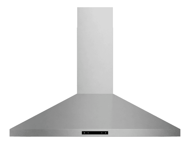 36 Inch Contemporary Wall Mount Pyramid Shape Range Hood