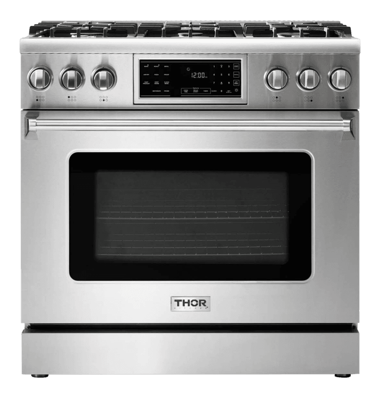 36 Inch Tilt Panel Gas Range Professional