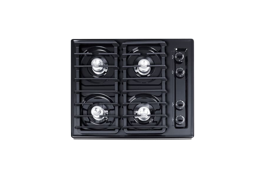 24" Wide 4-Burner Gas Cooktop