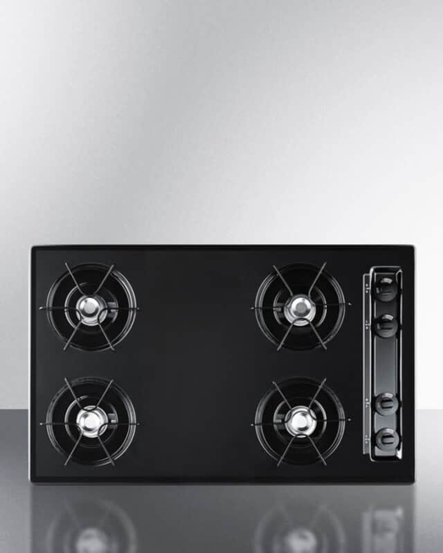 30" Wide 4-Burner Gas Cooktop