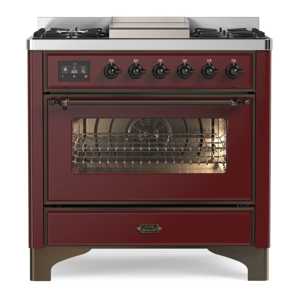 Majestic II Series 36" Dual Fuel Natural Gas Freestanding Range