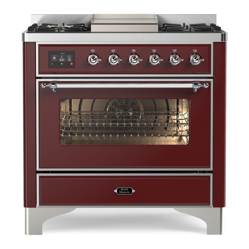 Majestic II Series 36" Dual Fuel Natural Gas Freestanding Range