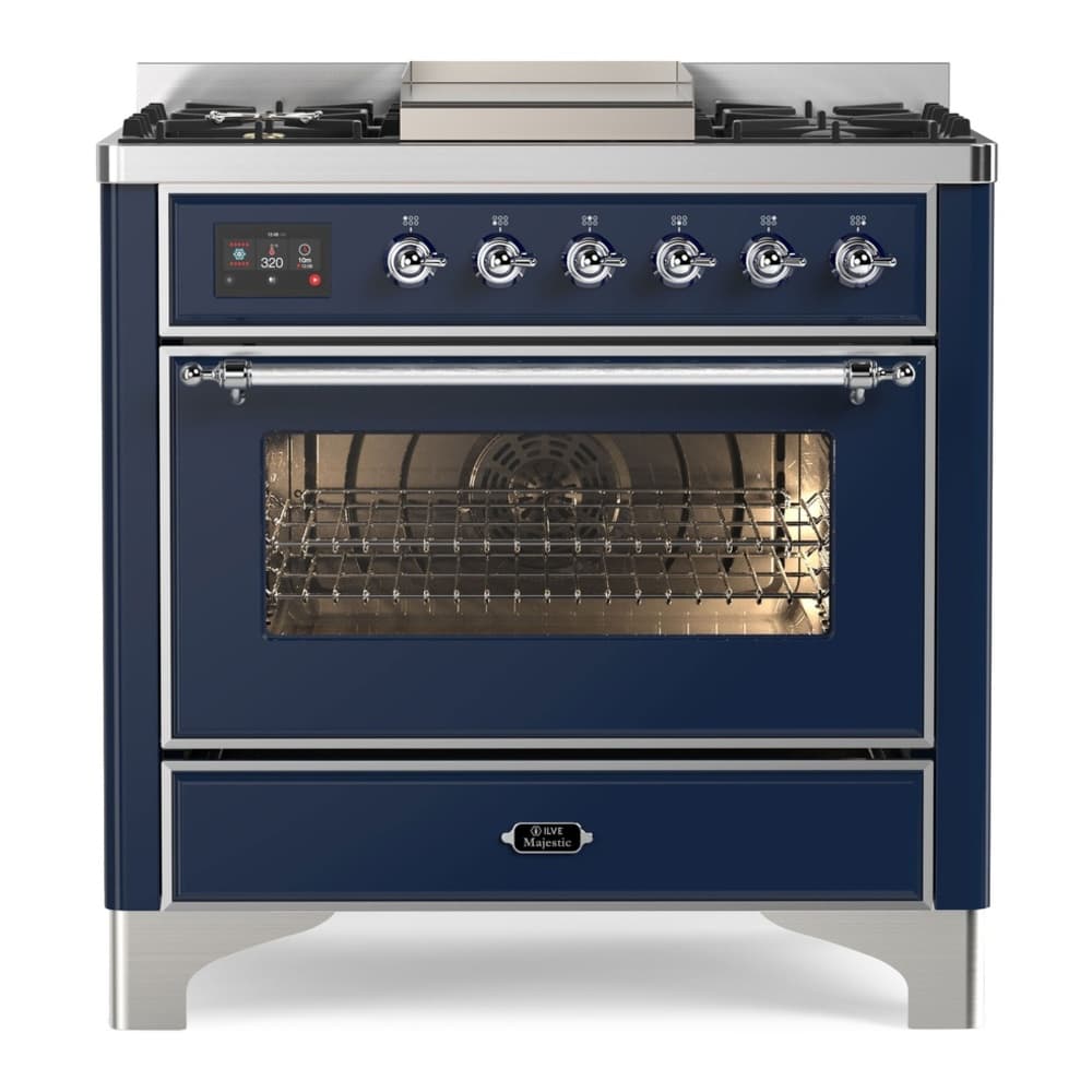 Majestic II Series 36" Dual Fuel Natural Gas Freestanding Range