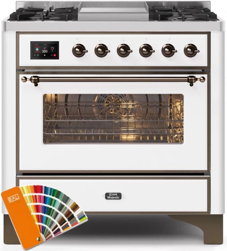 Majestic II Series 36" Dual Fuel Liquid Propane Freestanding Range