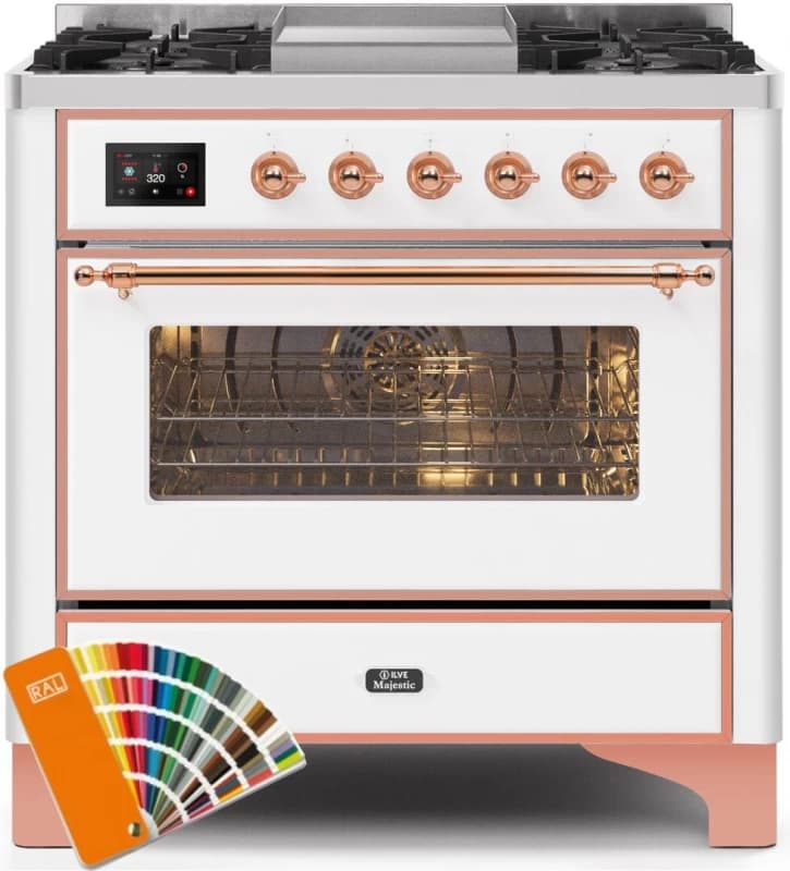 Majestic II Series 36" Dual Fuel Natural Gas Freestanding Range
