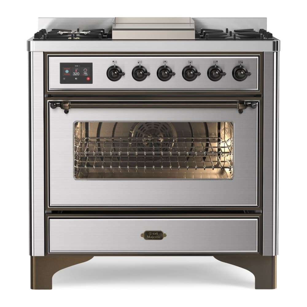 Majestic II Series 36" Dual Fuel Natural Gas Freestanding Range