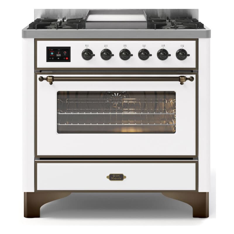 Majestic II Series 36" Dual Fuel Liquid Propane Freestanding Range