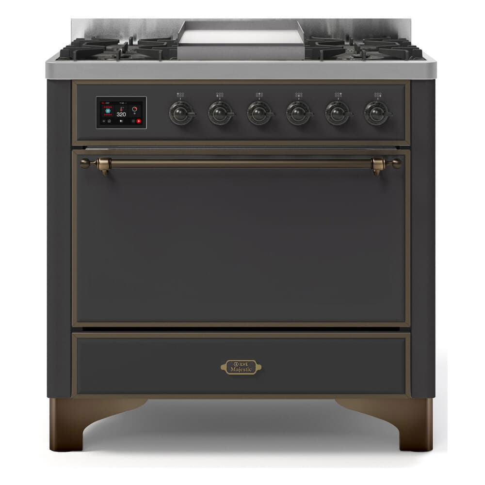 Majestic II Series 36" Dual Fuel Natural Gas Freestanding Range