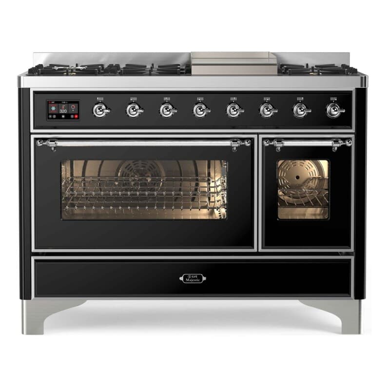 Majestic II Series 48" Dual Fuel Liquid Propane Freestanding Range