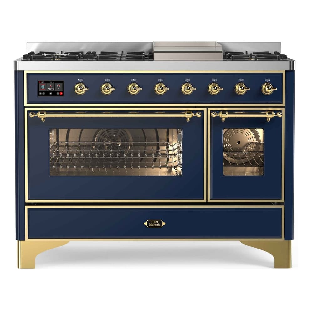 Majestic II Series 48" Dual Fuel Natural Gas Freestanding Range