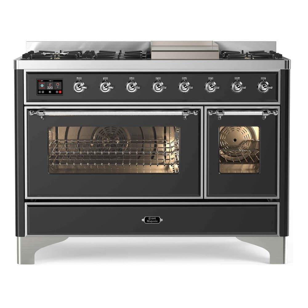 Majestic II Series 48" Dual Fuel Natural Gas Freestanding Range