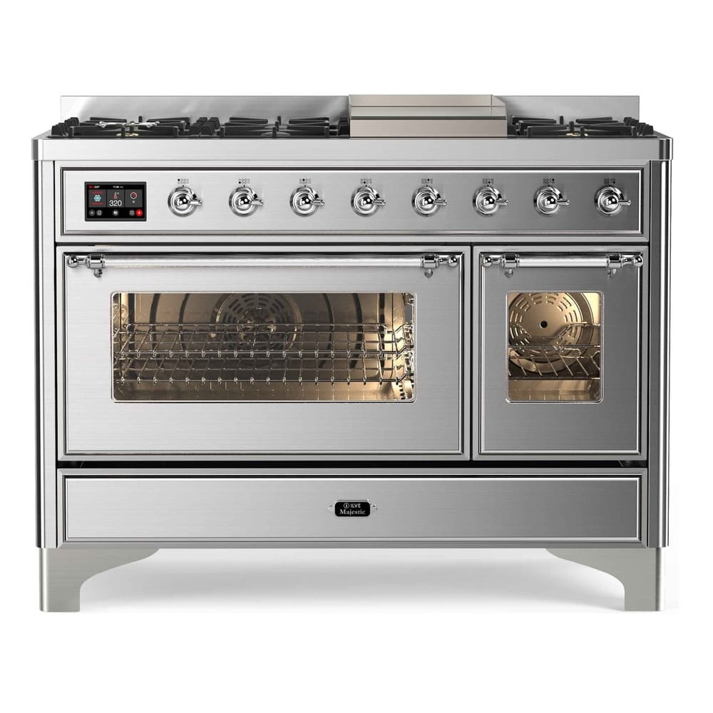 Majestic II Series 48" Dual Fuel Natural Gas Freestanding Range