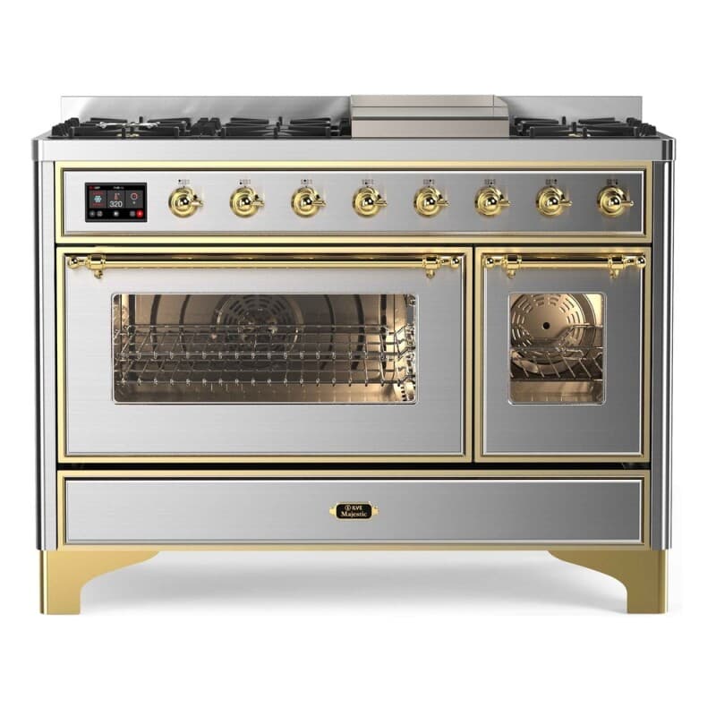Majestic II Series 48" Dual Fuel Liquid Propane Freestanding Range