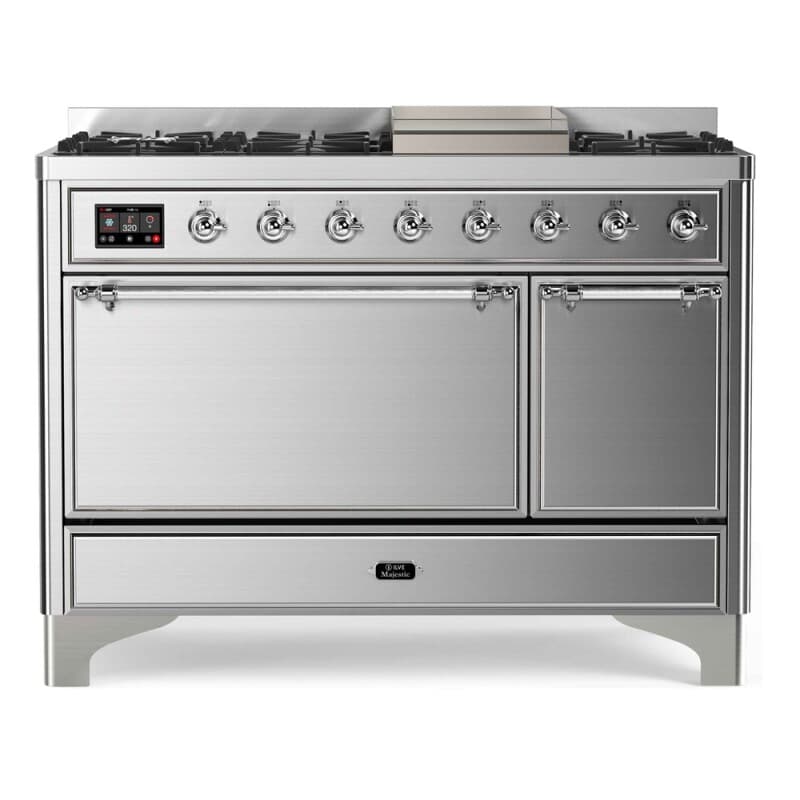 Majestic II Series 48" Dual Fuel Natural Gas Freestanding Range