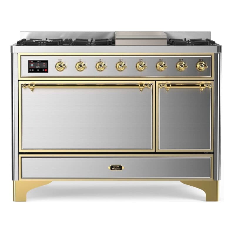 Majestic II Series 48" Dual Fuel Natural Gas Freestanding Range