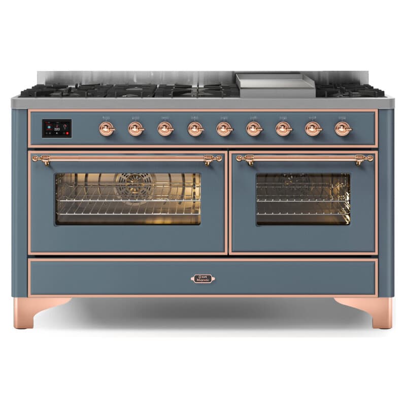 Majestic II Series 60" Dual Fuel Natural Gas Freestanding Range