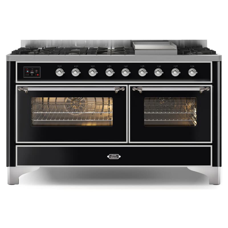 Majestic II Series 60" Dual Fuel Natural Gas Freestanding Range