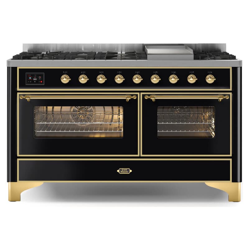 Majestic II Series 60" Dual Fuel Liquid Propane Freestanding Range