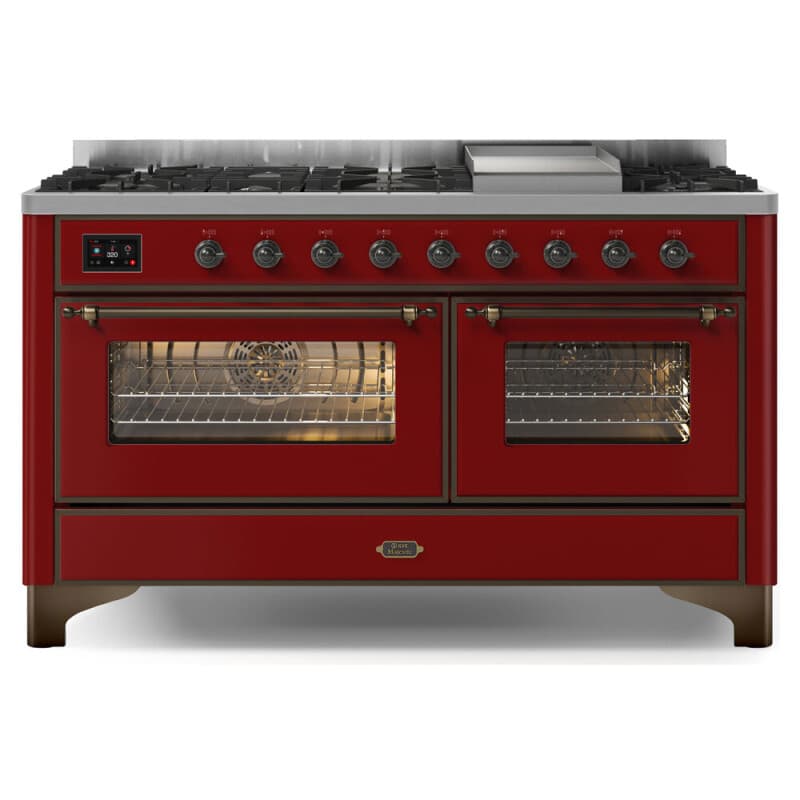 Majestic II Series 60" Dual Fuel Natural Gas Freestanding Range