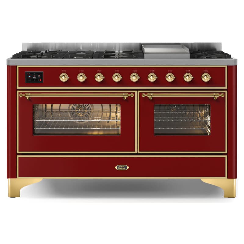 Majestic II Series 60" Dual Fuel Natural Gas Freestanding Range