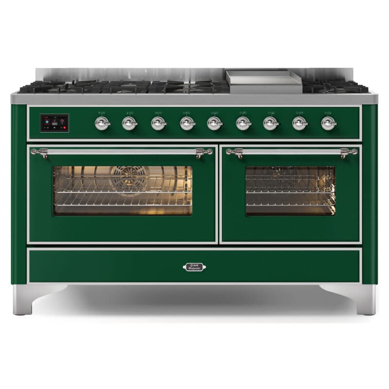 Majestic II Series 60" Dual Fuel Liquid Propane Freestanding Range