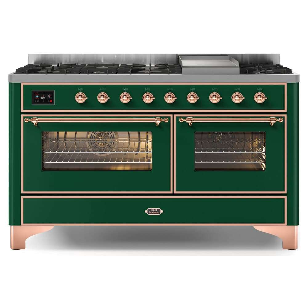 Majestic II Series 60" Dual Fuel Liquid Propane Freestanding Range