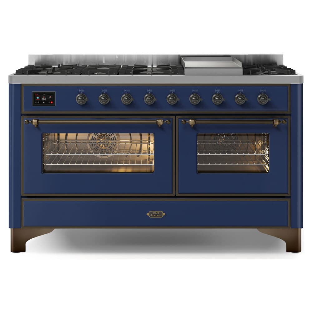 Majestic II Series 60" Dual Fuel Liquid Propane Freestanding Range