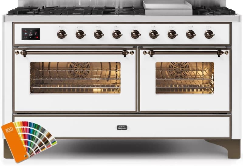Majestic II Series 60" Dual Fuel Natural Gas Freestanding Range