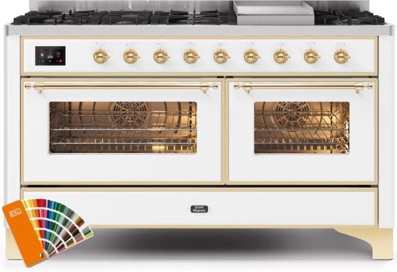 Majestic II Series 60" Dual Fuel Natural Gas Freestanding Range