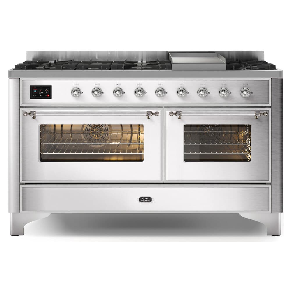 Majestic II Series 60" Dual Fuel Natural Gas Freestanding Range