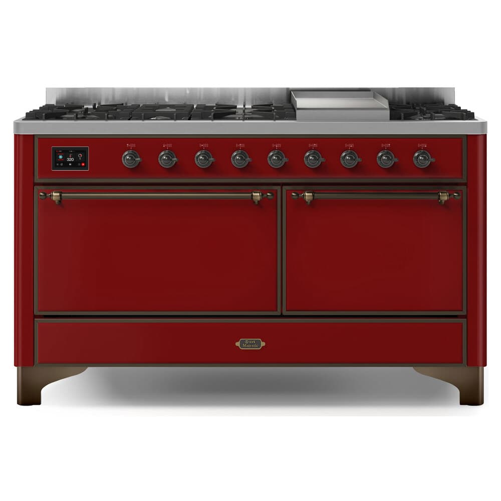 Majestic II Series 60" Dual Fuel Natural Gas Freestanding Range