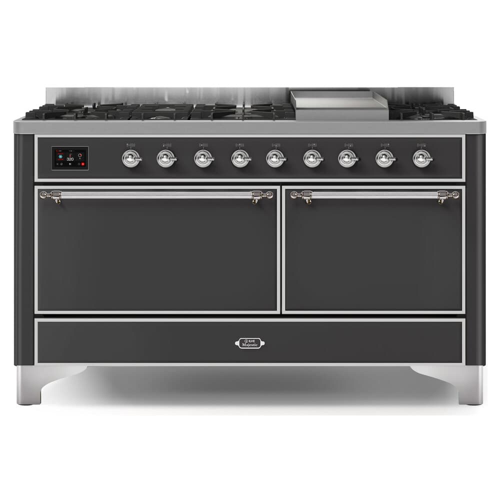 Majestic II Series 60" Dual Fuel Liquid Propane Freestanding Range