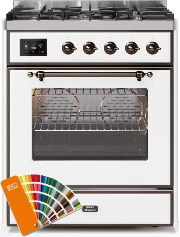 Majestic II Series 30" Dual Fuel Liquid Propane Freestanding Range