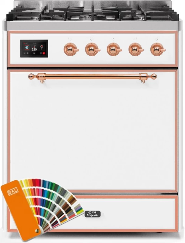 Majestic II Series 30" Dual Fuel Natural Gas Freestanding Range