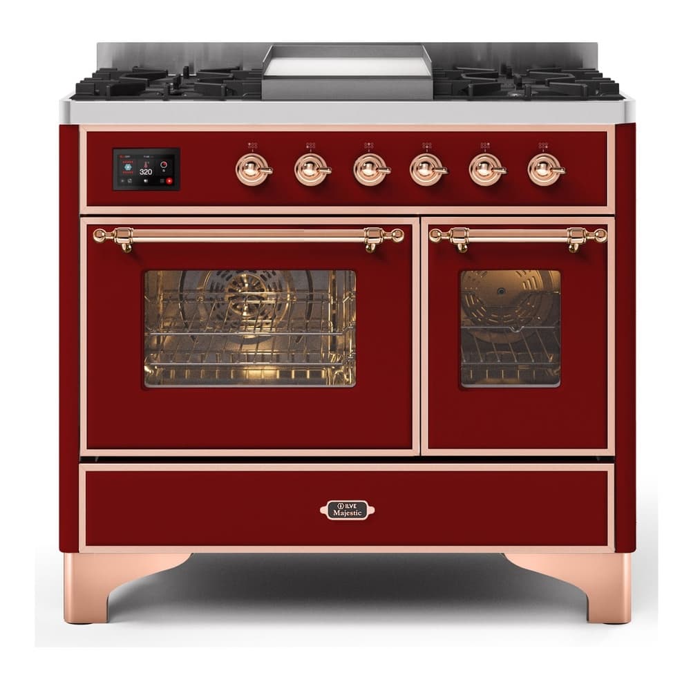Majestic II Series 40" Dual Fuel Natural Gas Freestanding Range