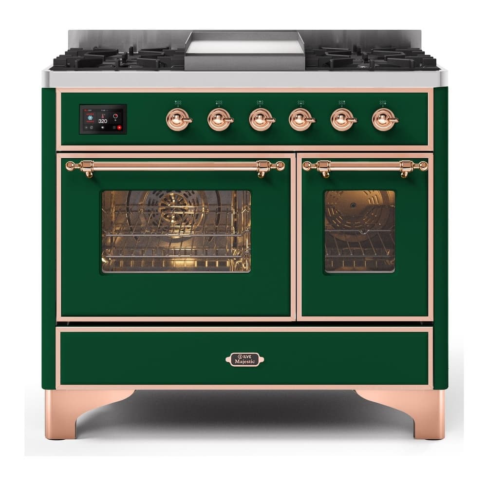 Majestic II Series 40" Dual Fuel Natural Gas Freestanding Range