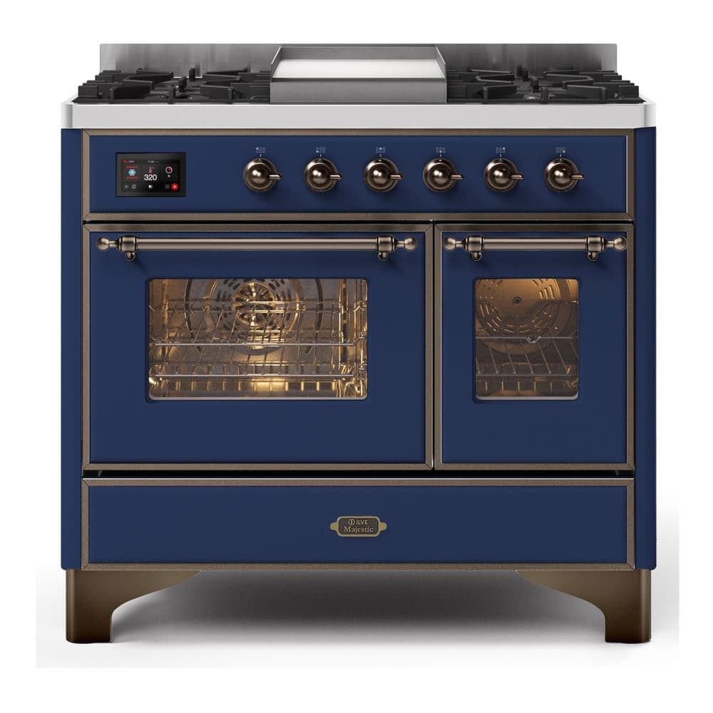 Majestic II Series 40" Dual Fuel Natural Gas Freestanding Range