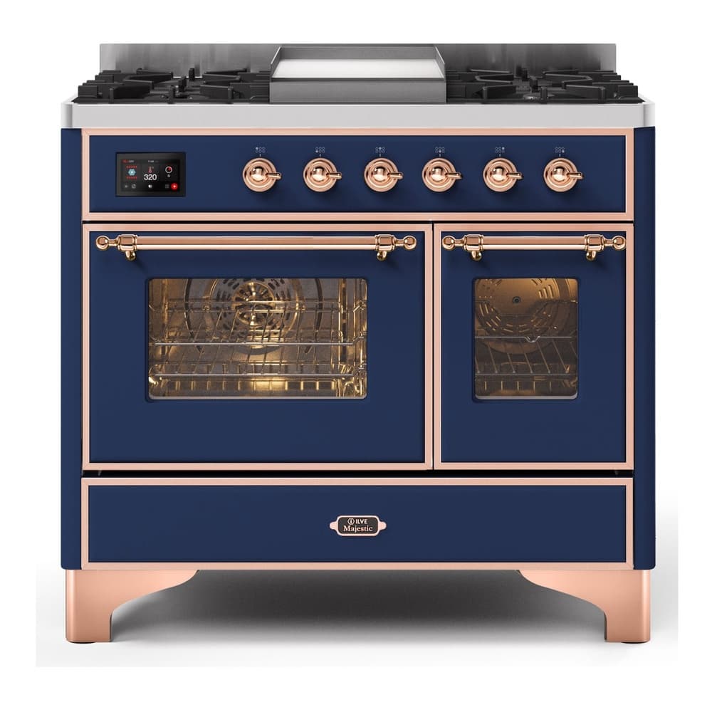 Majestic II Series 40" Dual Fuel Natural Gas Freestanding Range