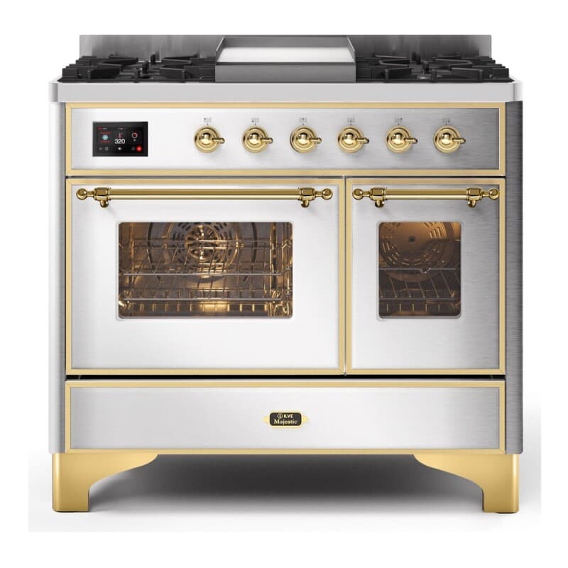 Majestic II Series 40" Dual Fuel Natural Gas Freestanding Range