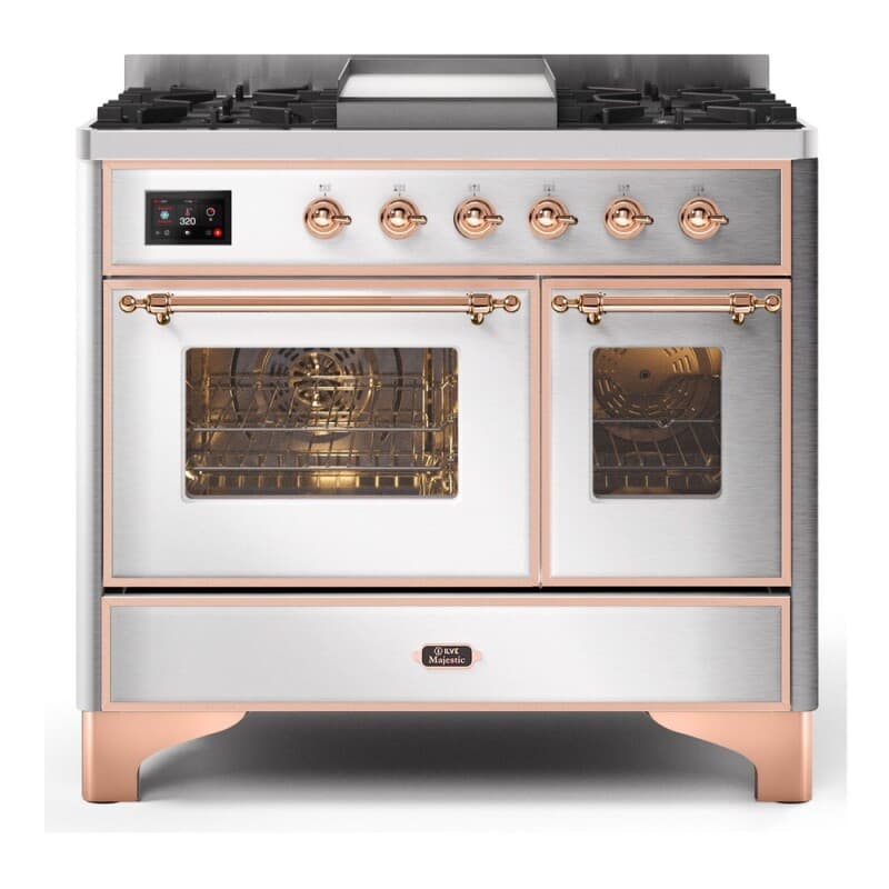 Majestic II Series 40" Dual Fuel Natural Gas Freestanding Range