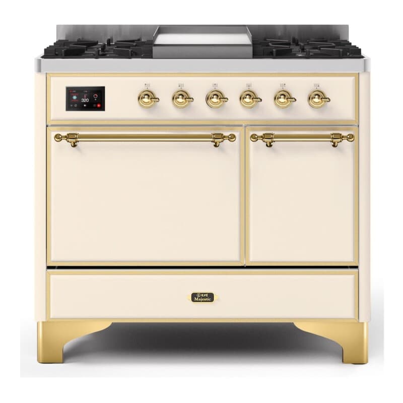 Majestic II Series 40" Dual Fuel Natural Gas Freestanding Range