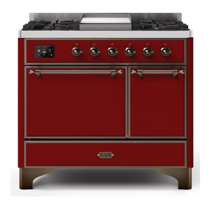 Majestic II Series 40" Dual Fuel Natural Gas Freestanding Range