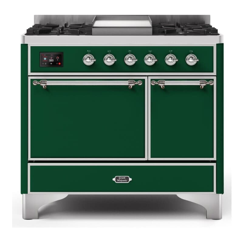 Majestic II Series 40" Dual Fuel Natural Gas Freestanding Range