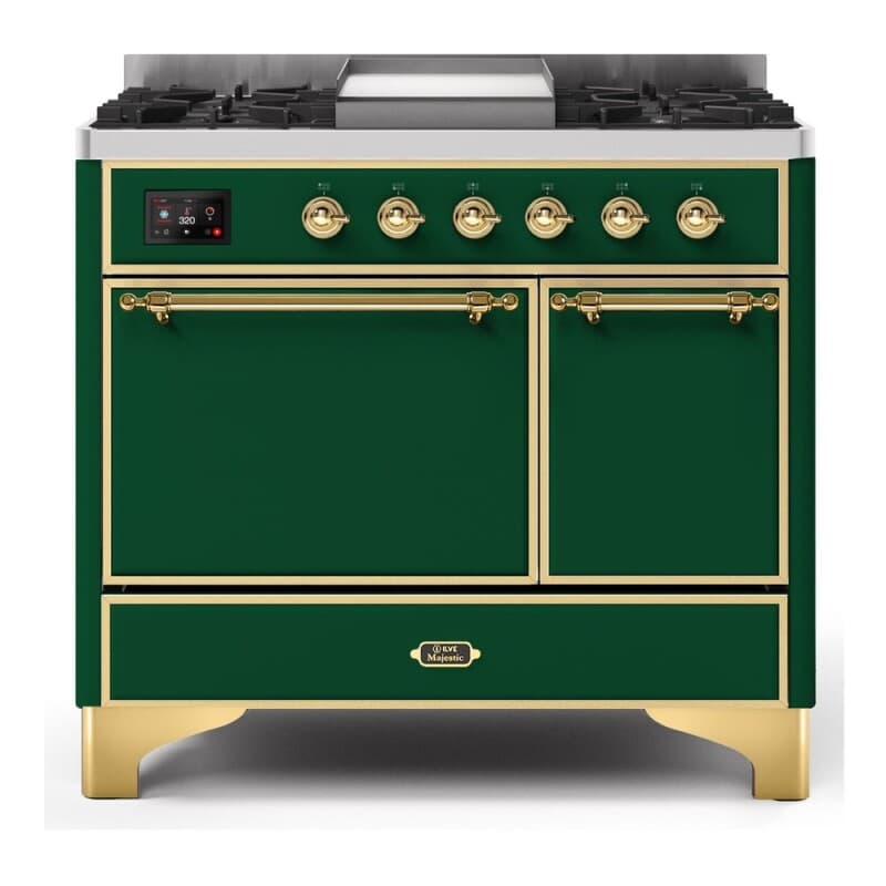 Majestic II Series 40" Dual Fuel Natural Gas Freestanding Range