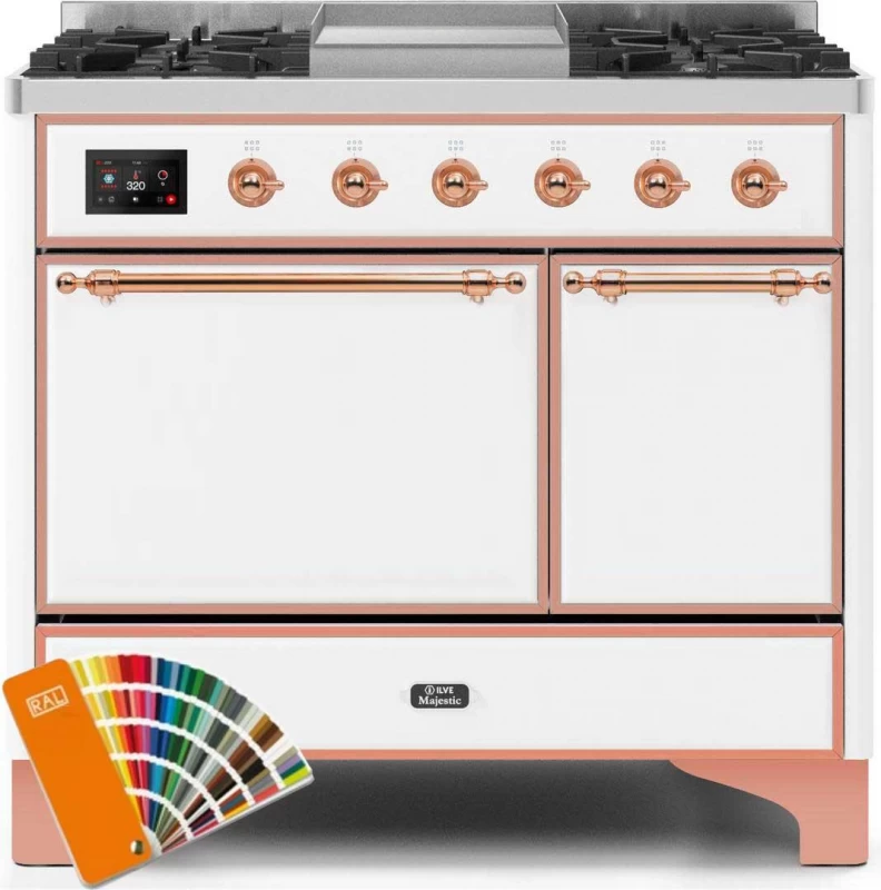 Majestic II Series 40" Dual Fuel Natural Gas Freestanding Range